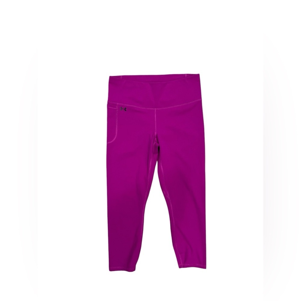 Under Armour Cropped Purple Leggings Size Large